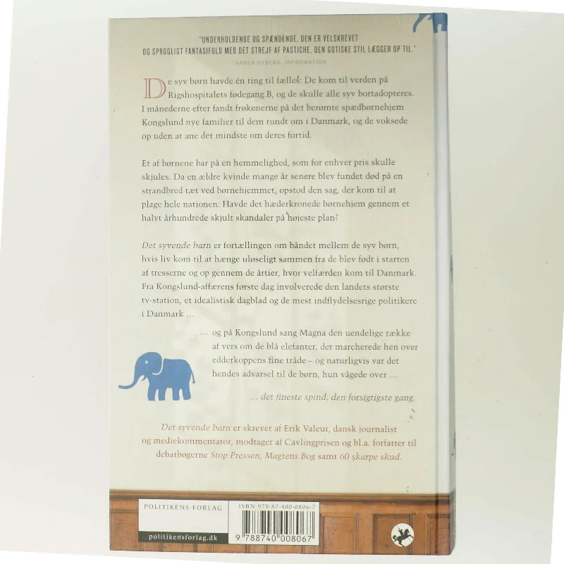 Det syvende barn af Erik Valeur (Bog)