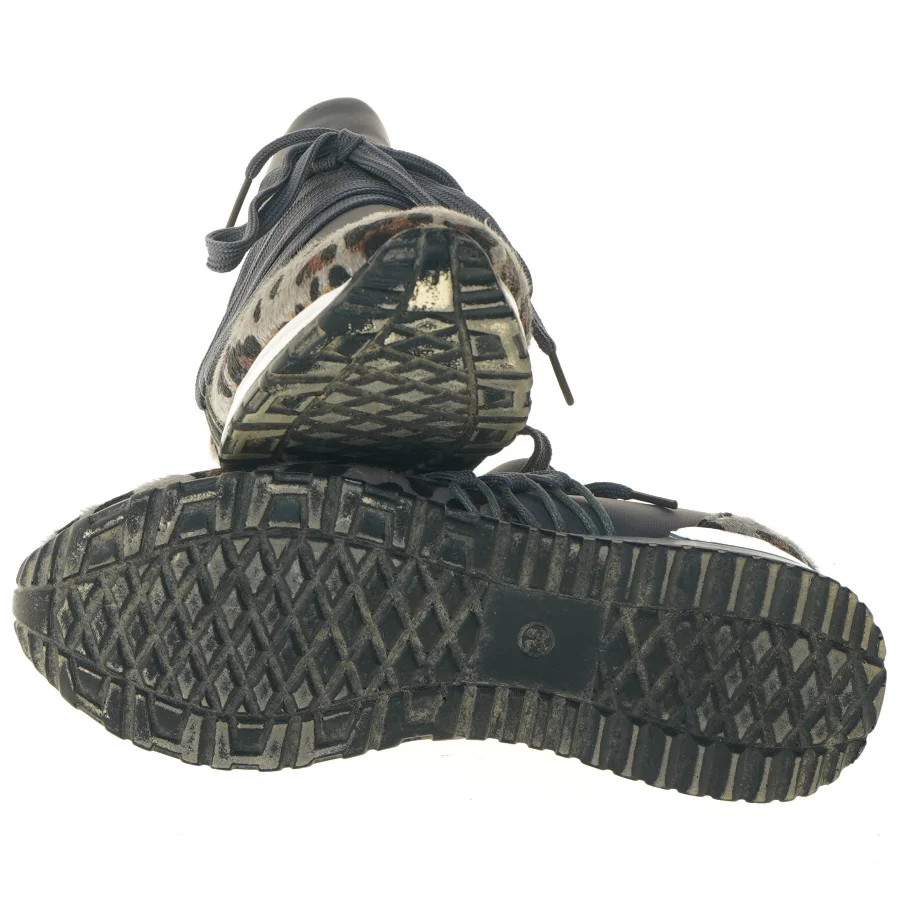 Leopardmønstrede damesko (str. 38 )