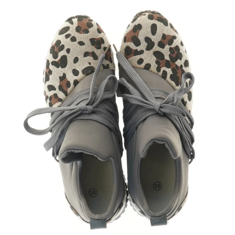 Leopardmønstrede damesko (str. 38 )
