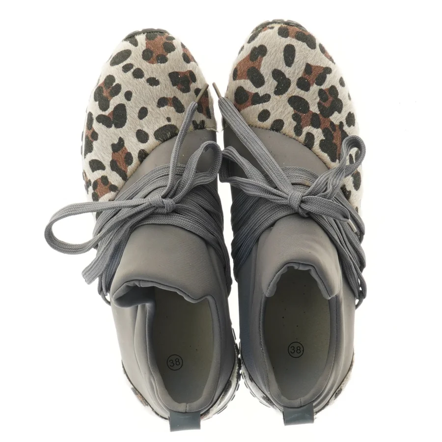 Leopardmønstrede damesko (str. 38 )