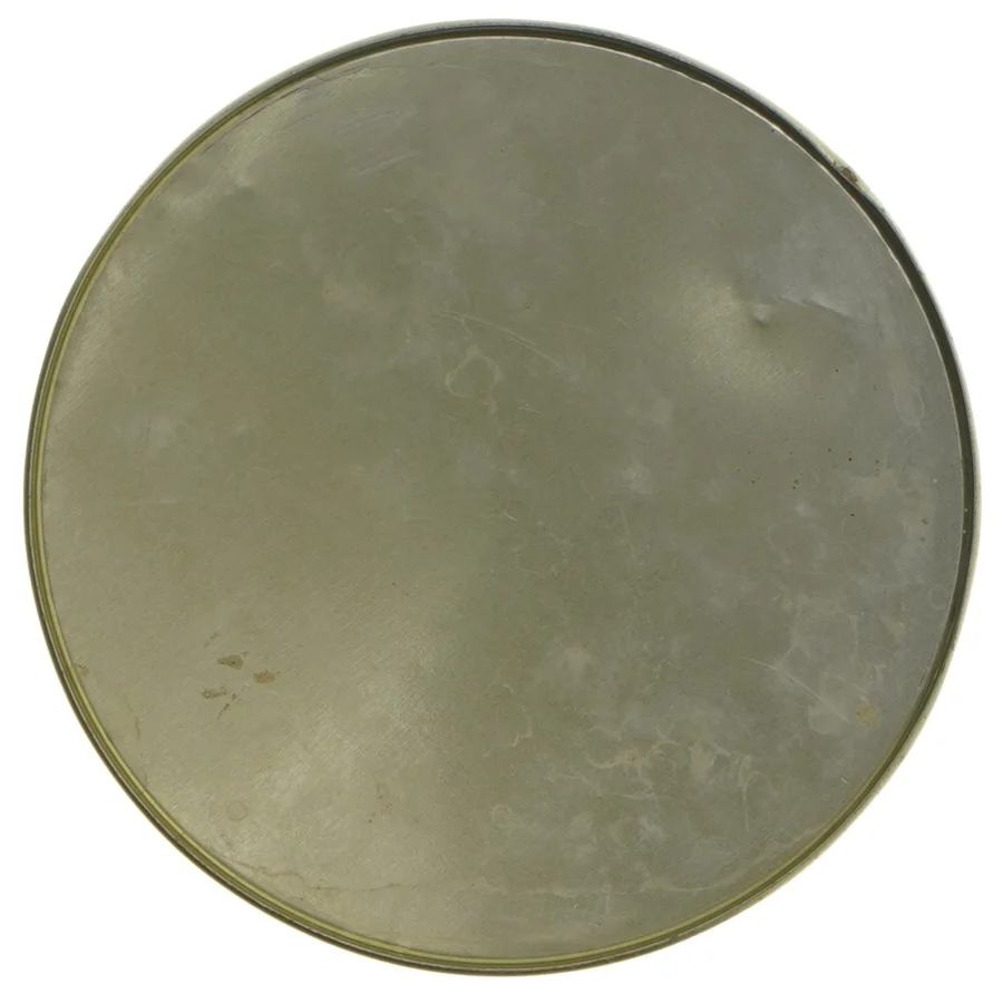 Dåse med julemotiv (str. Ø 14 cm højde 7 cm)