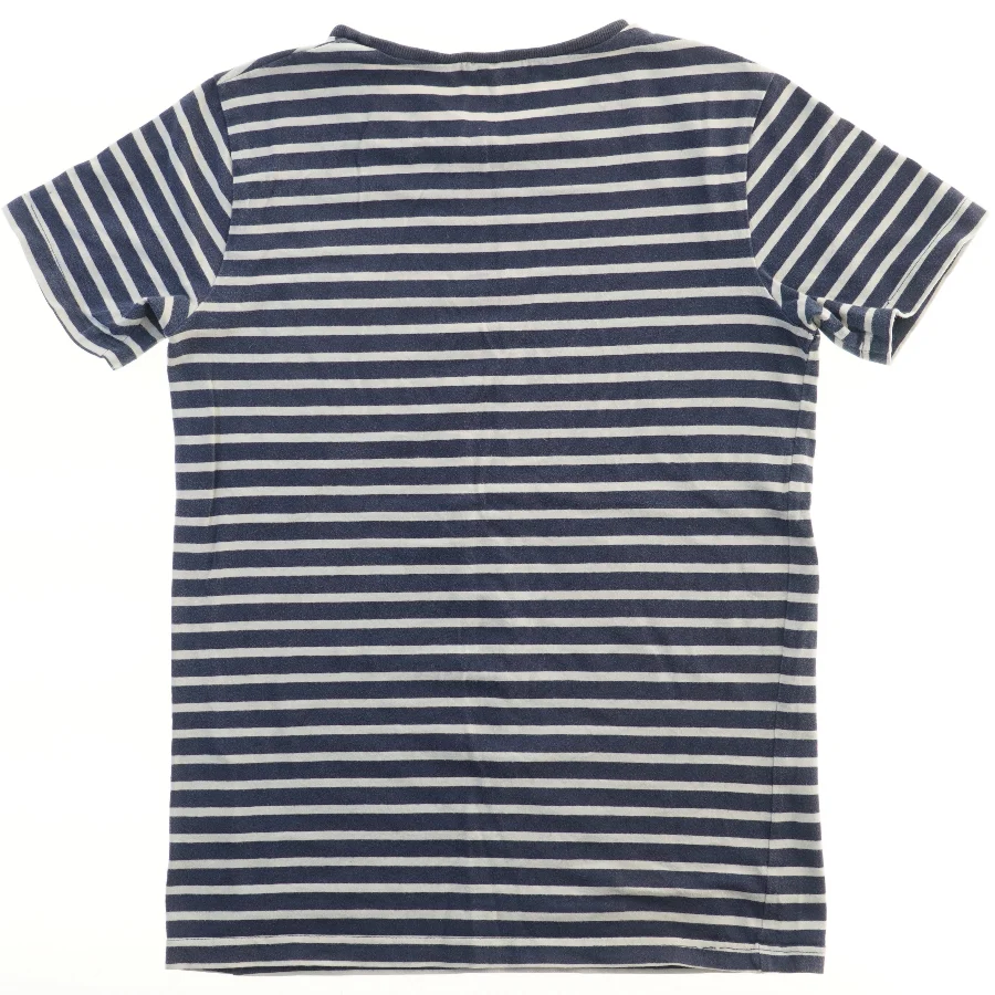 Stribet T-shirt fra Pomp de Lux (str.  bryst:40 længde:57 cm)