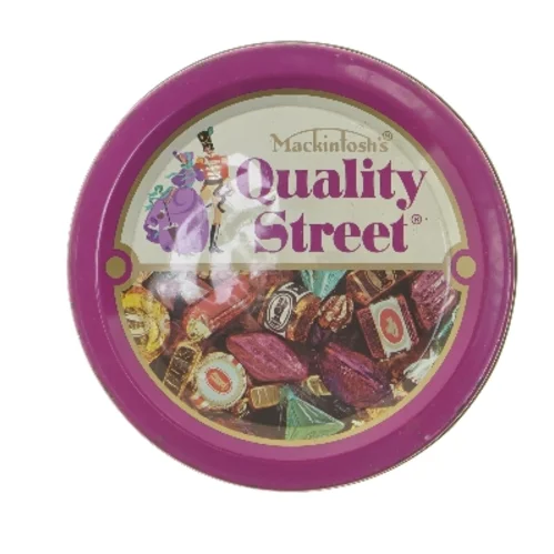 Quality Street chokolade og toffee dåse (str. Ø 18,5 cm)