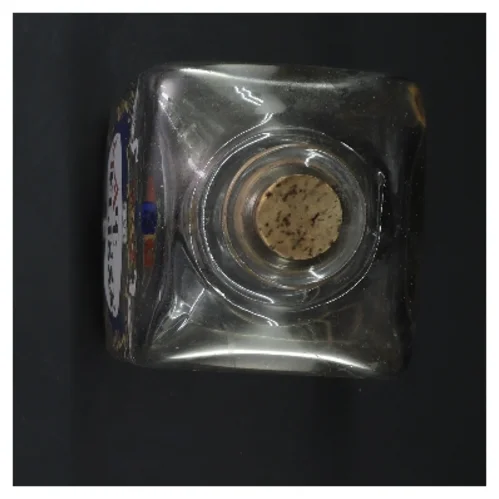 Dekorativ apotekerflaske med korkprop (str. 24x9x10 cm)