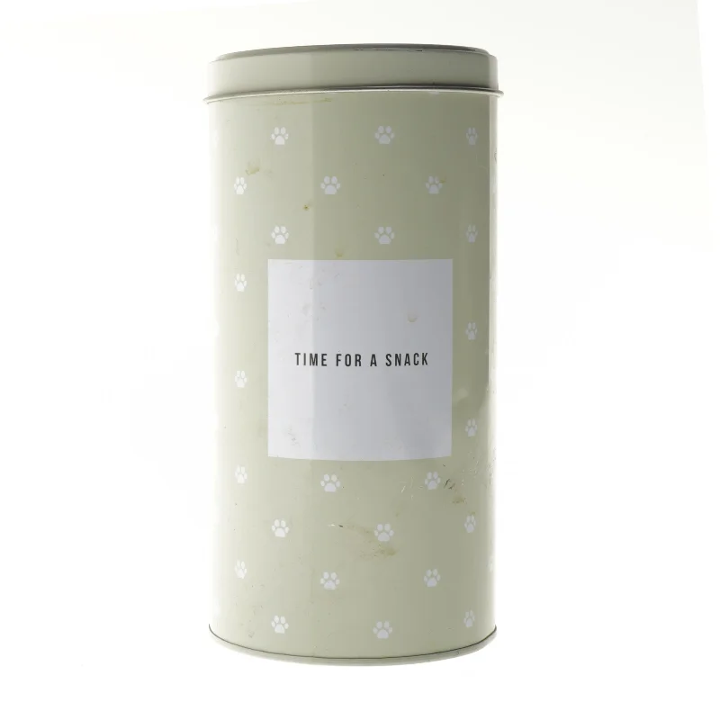 Snackdåse med låg (str. Ø 10 cm længde 20 cm)