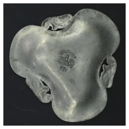tin askebæger fra Arendal Kandestøber (str. 8,5 cm)