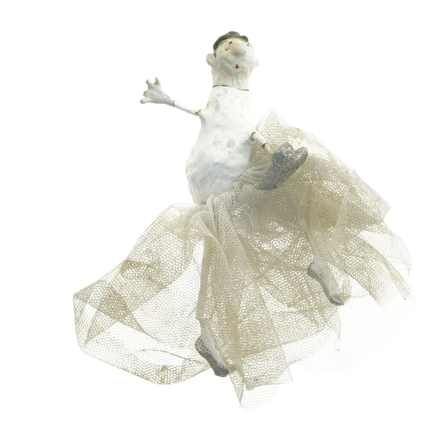 Skulptur af ballettdanser (str. 17 cm)