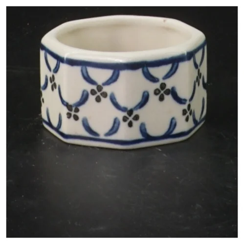 Porcelænsbeholder med låg (str. Ø 7 cm)