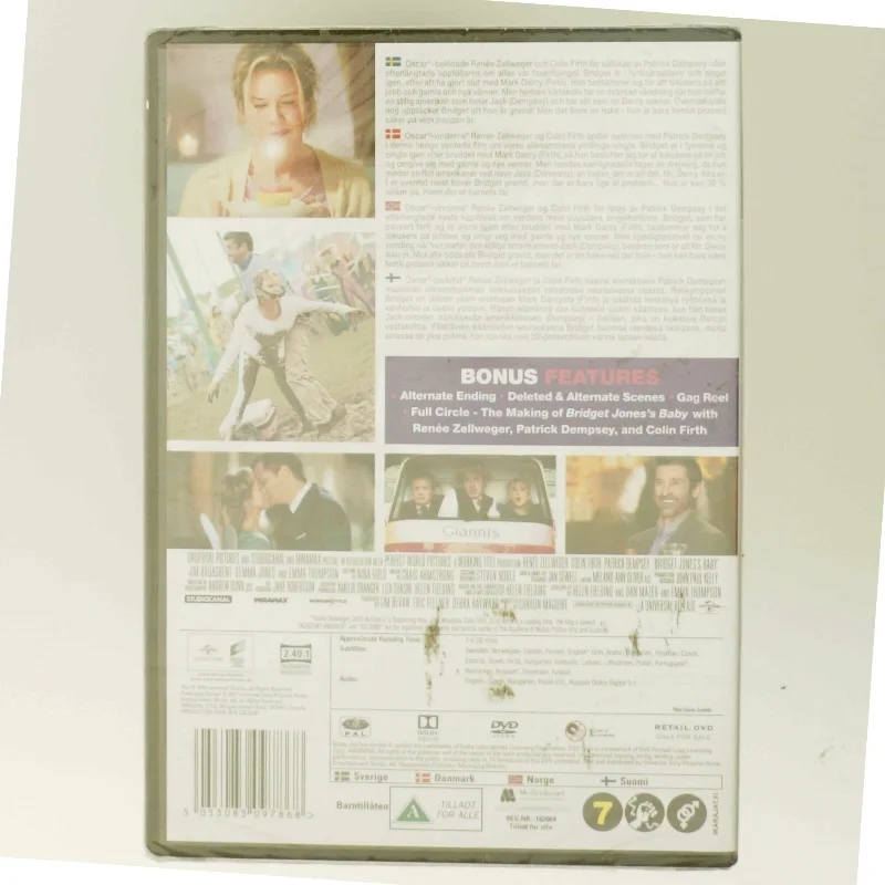 Bridget Jones's Baby med Renée Zellweger (DVD)