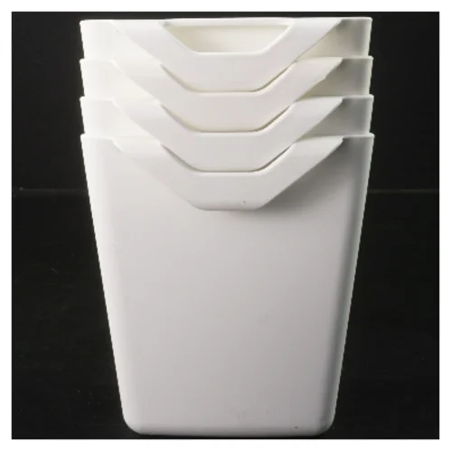 Sæt af 4 hvide opbevaringskasser fra IKEA (str. 4 stk 13x11,5 cm)