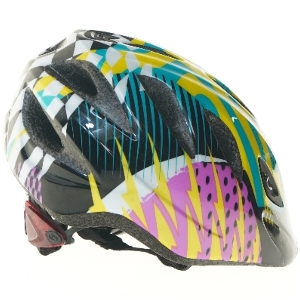 Cykelhjelm med farvet mønster fra Giro (str. 50-54 cm)