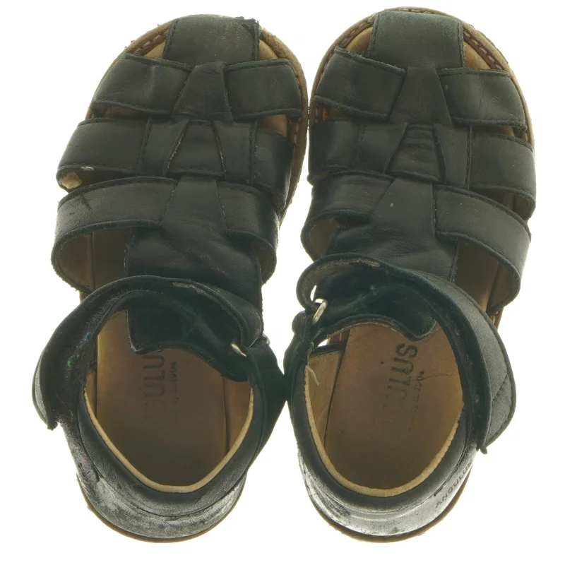 Børnesandaler i læder fra Angulus (str. 24 )