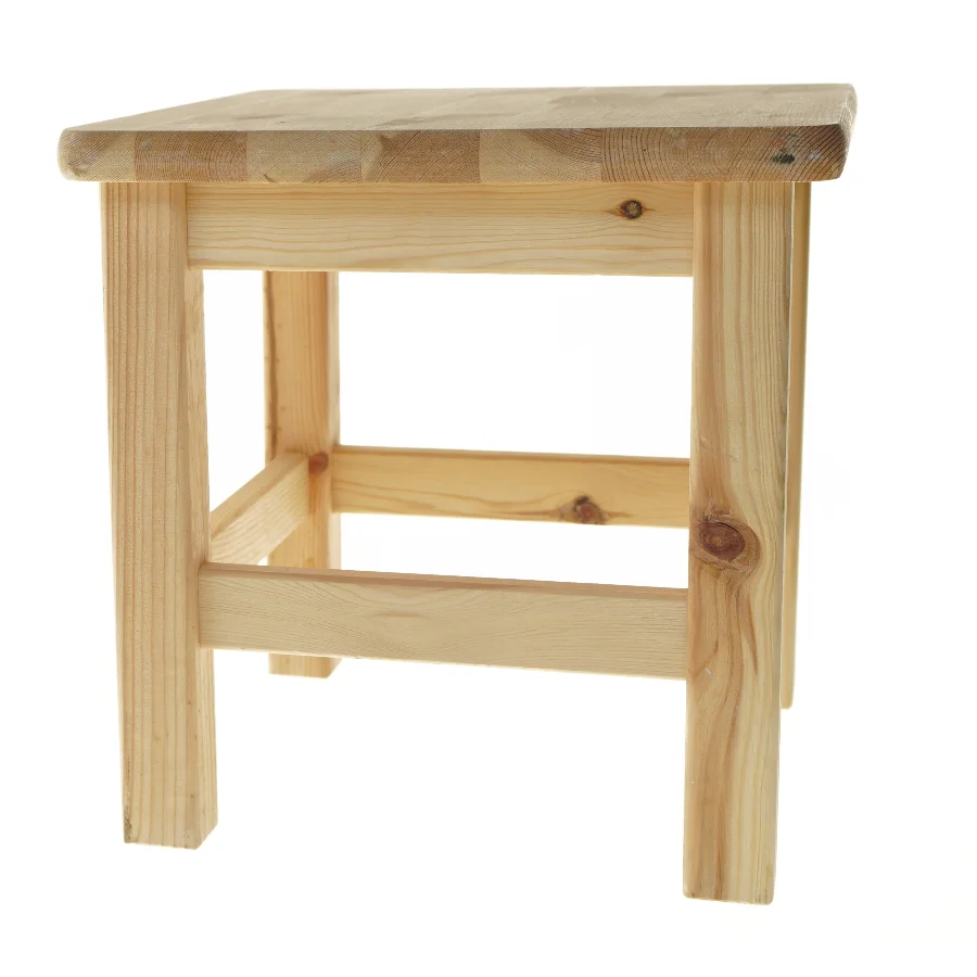 Træskammel (str. 30,5x30,5x30,5 cm)