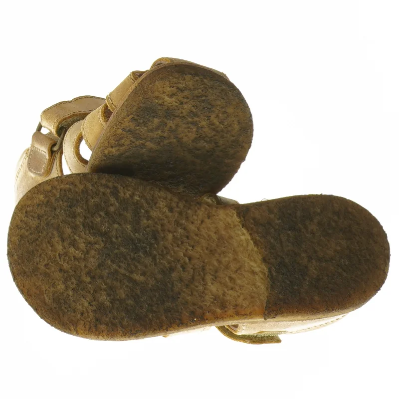  Lædersandaler med rågummisål fra Rap (str. 25 )