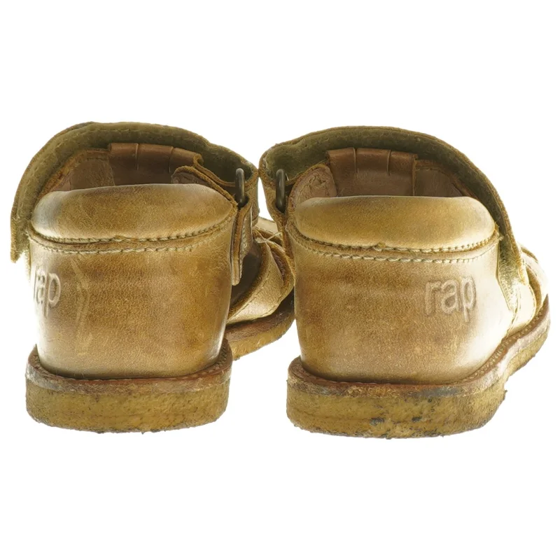  Lædersandaler med rågummisål fra Rap (str. 25 )