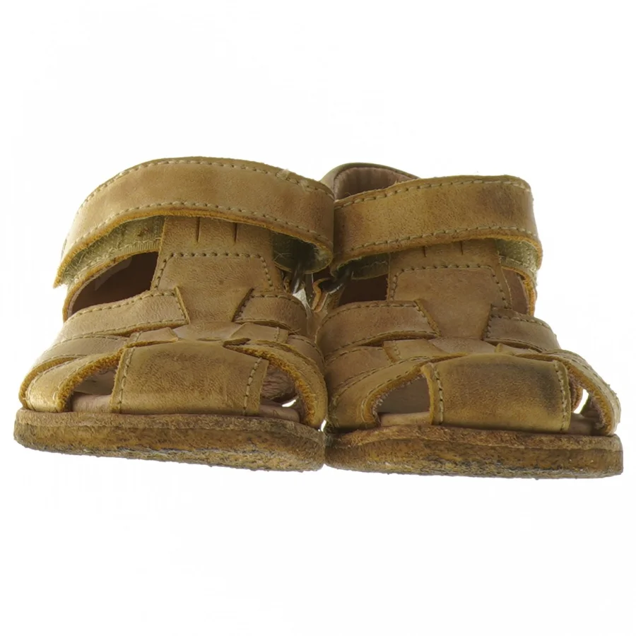 RAP Lædersandaler med rågummisål fra Rap (str. 25 )