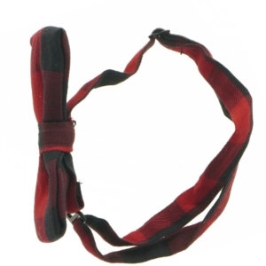 Rød og sort ternet butterfly fra H&M (str. Ø 12 cm)