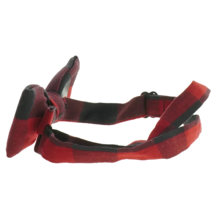 Rød og sort ternet butterfly fra H&M (str. Ø 12 cm)