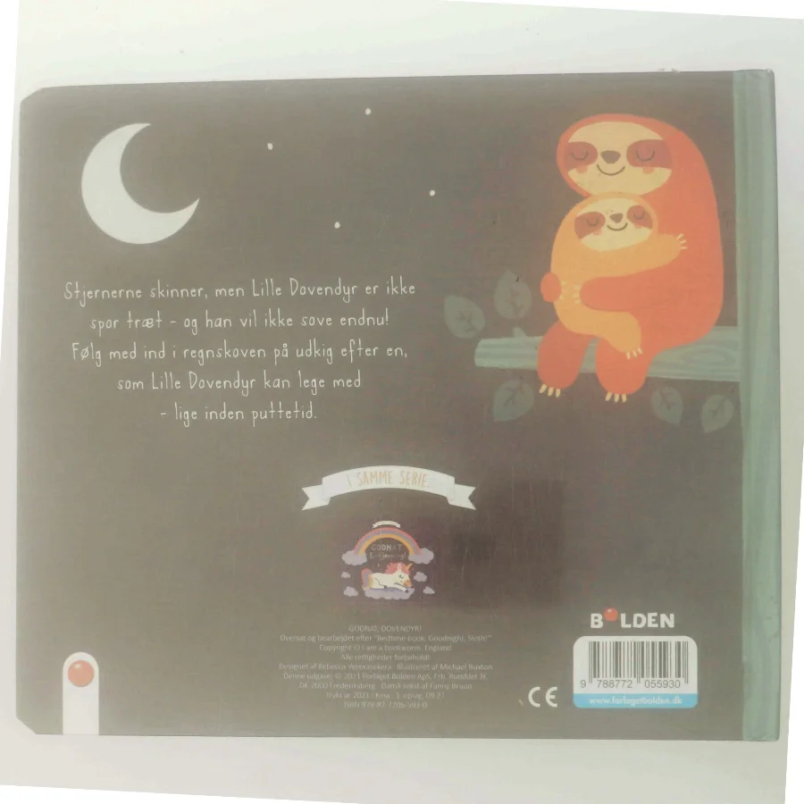 Godnat dovendyr! af Rebecca Elliott (Bog)