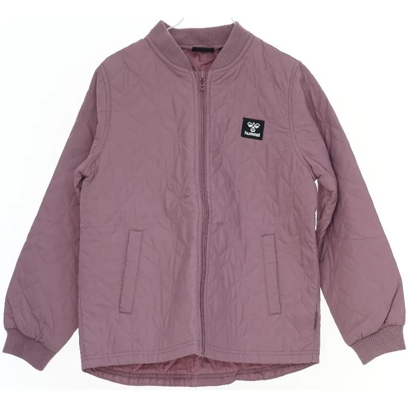 Quiltet jakke med lynlås fra Hummel (str. 134)