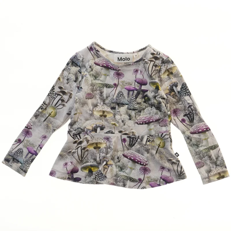 Langærmet bluse med svampeprint fra Molo (str. 98)