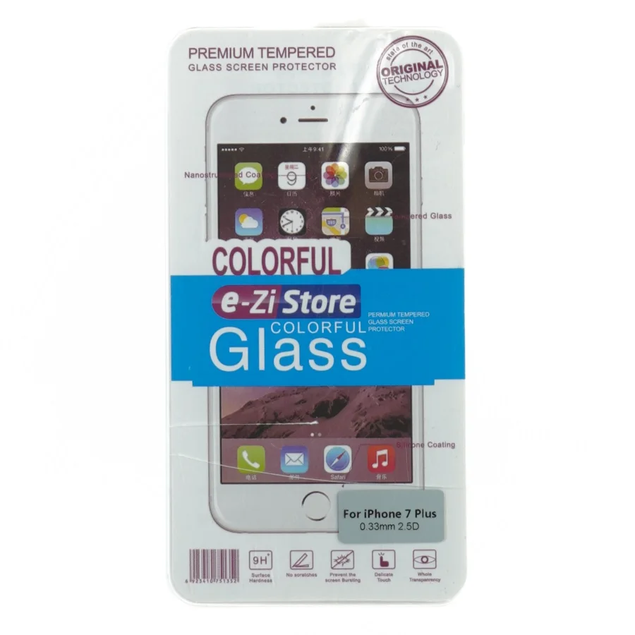 Skærmbeskytter i hærdet glas til iPhone 7 Plus