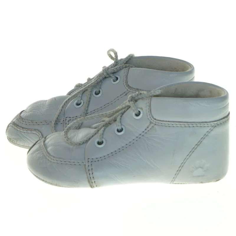 Brugte baby sko i hvidt læder fra Skofus (str. 21)