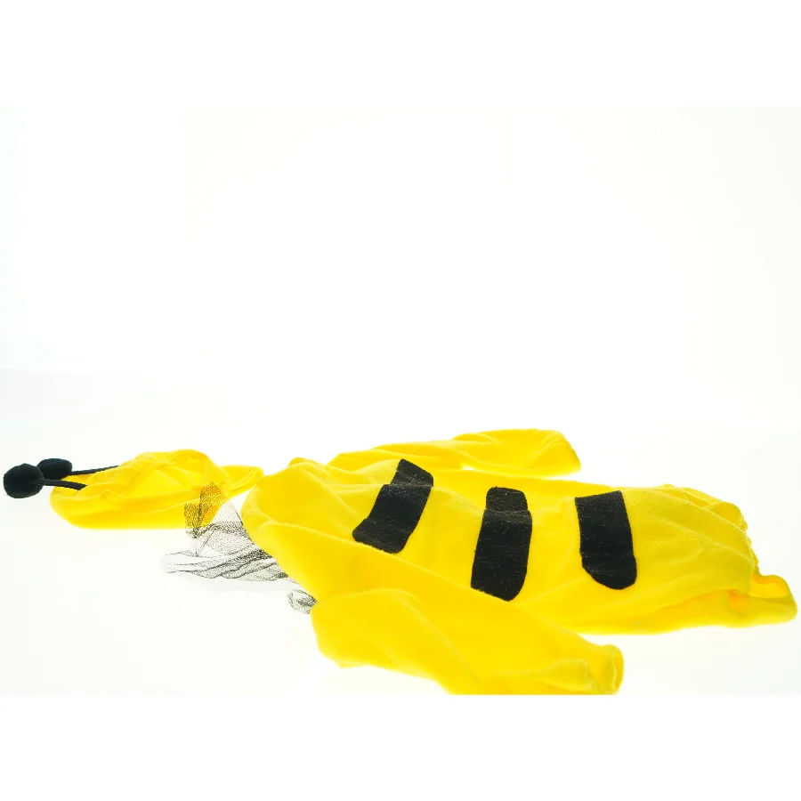 Fastelavn kostume 2-3 år. Udklædning Børnebi-kostume (str. Hofte - hals, 43 cm. skulder - skulder, 30 cm)