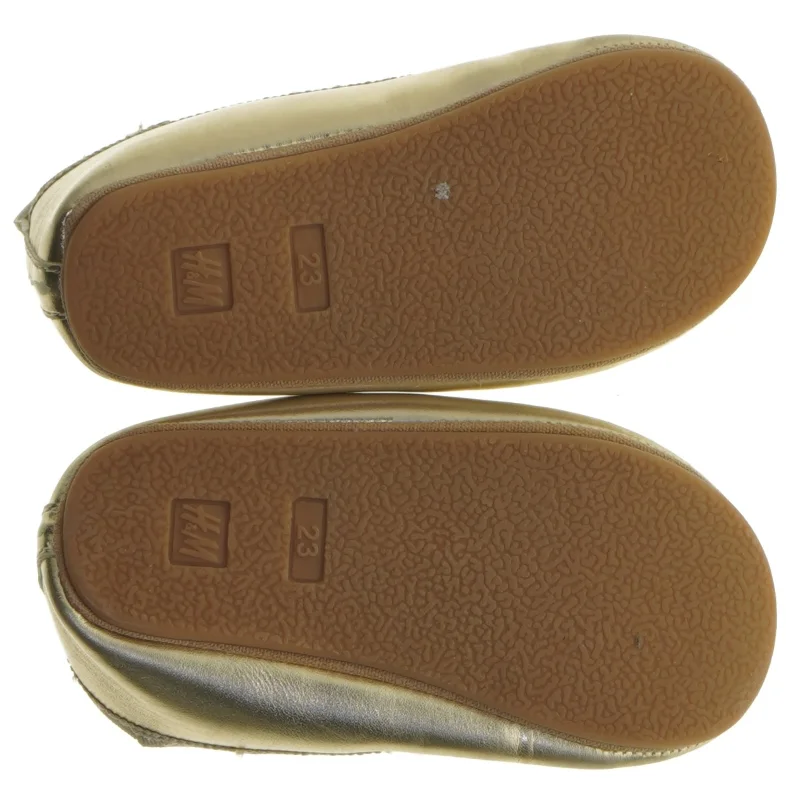 Guld ballerina sko til børn fra H&M (str. 23 )