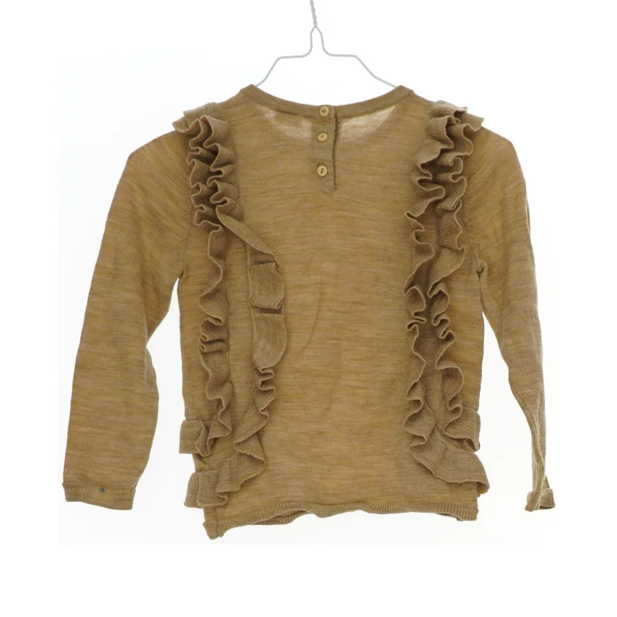 Langærmet bluse med flæser fra H&M (str. 98)