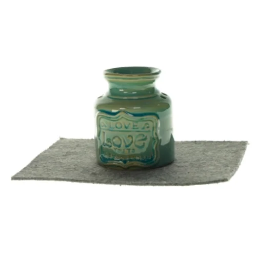 Til fyrfadslys. Khiam (str. 12 x 10cm)