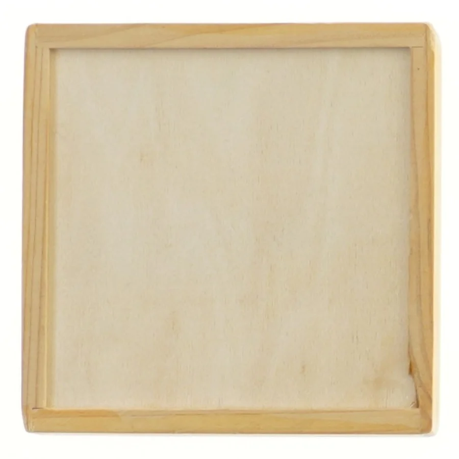 Trælabyrintspil (str. 12,5x12,5x2,5 cm)