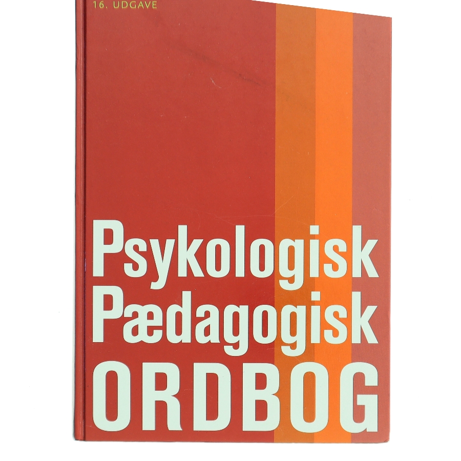 Psykologisk-pædagogisk ordbog (Bog)