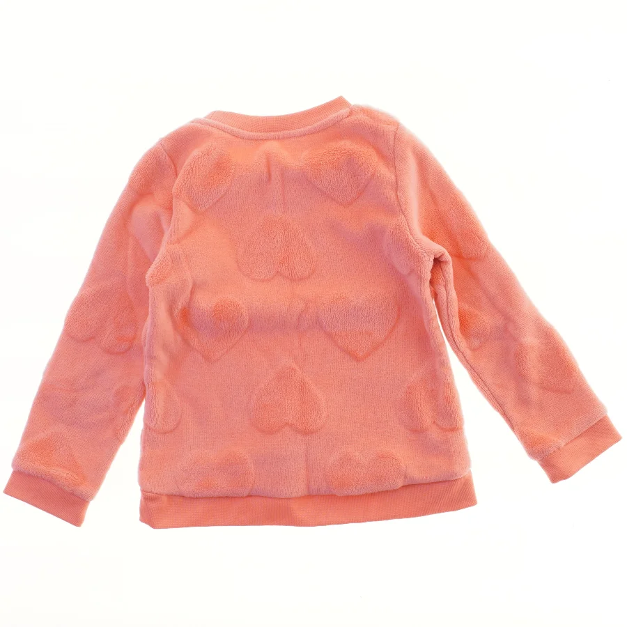 Sweatshirt med hjerter fra H&M (str. 104)