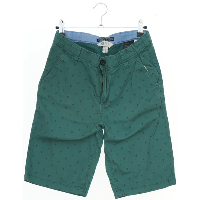 Grønne shorts med palmeprint fra H&M (str. 164)