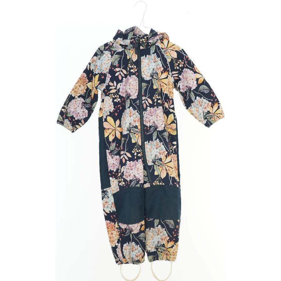 Softshelldragt med Blomster med hætte fra Name It (str. 92)