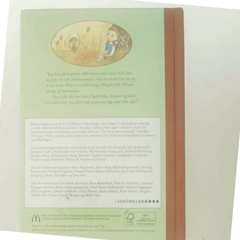 Min lille abe af Ulf Nilsson (Bog)