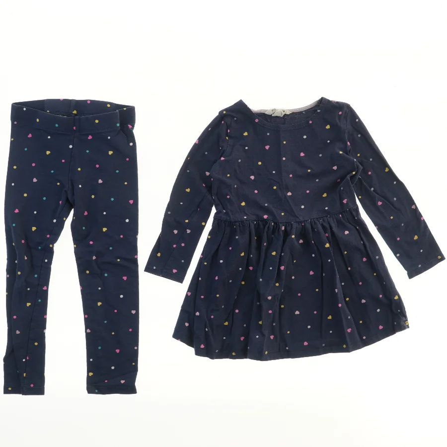 Kjole og leggings med mønster fra H&M (str. 98)