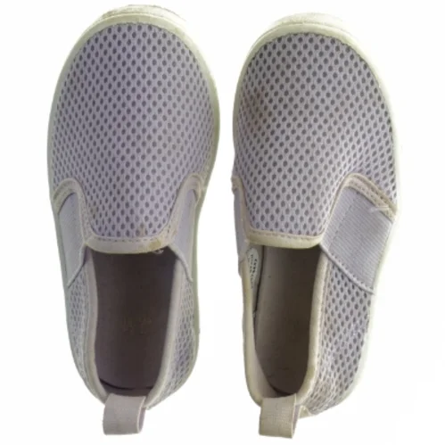 Brugte grå slip-on sko