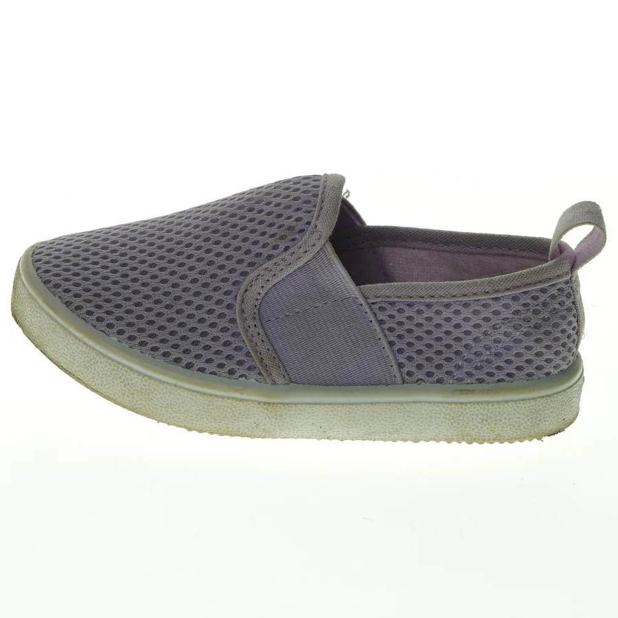 Brugte grå slip-on sko