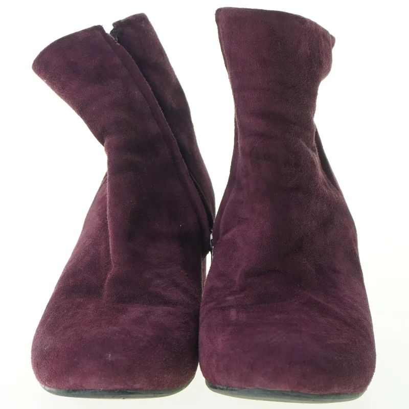 Ruskindsstøvler med hæl fra Billi Bi (str. 36)