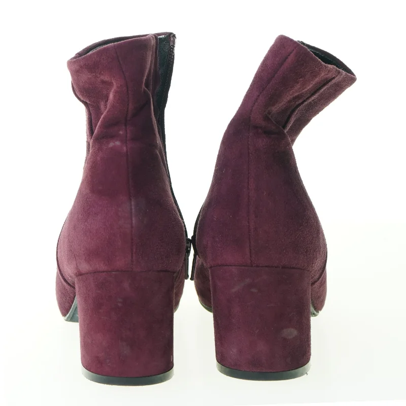 Ruskindsstøvler med hæl fra Billi Bi (str. 36)