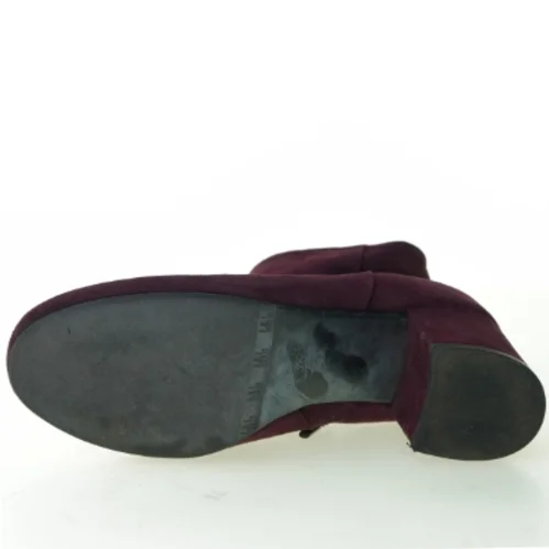 Ruskindsstøvler med hæl fra Billi Bi (str. 36)