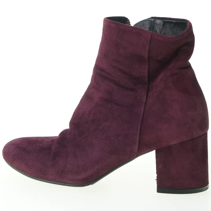 Ruskindsstøvler med hæl fra Billi Bi (str. 36)