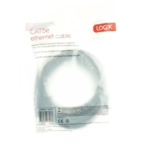 CAT5e Ethernet kabel fra Logik (str. 500 cm)