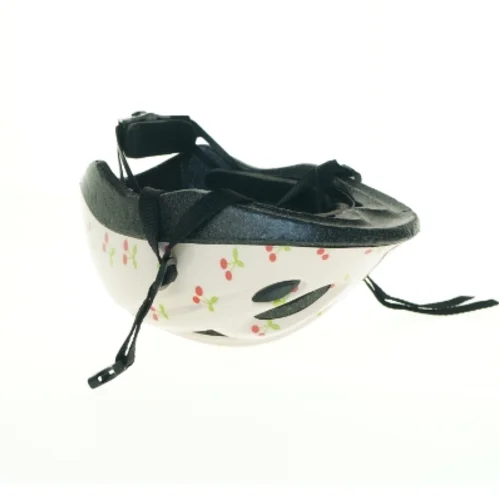 Børnecykelhjelm med kirsebærmotiv (str. 47 til 53 cm)