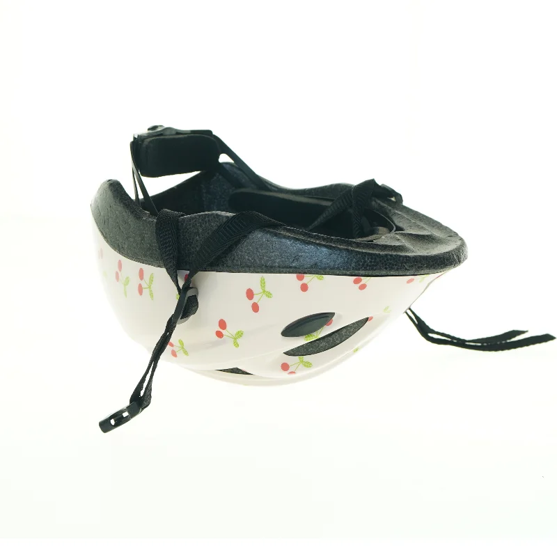 Børnecykelhjelm med kirsebærmotiv (str. 47 til 53 cm)