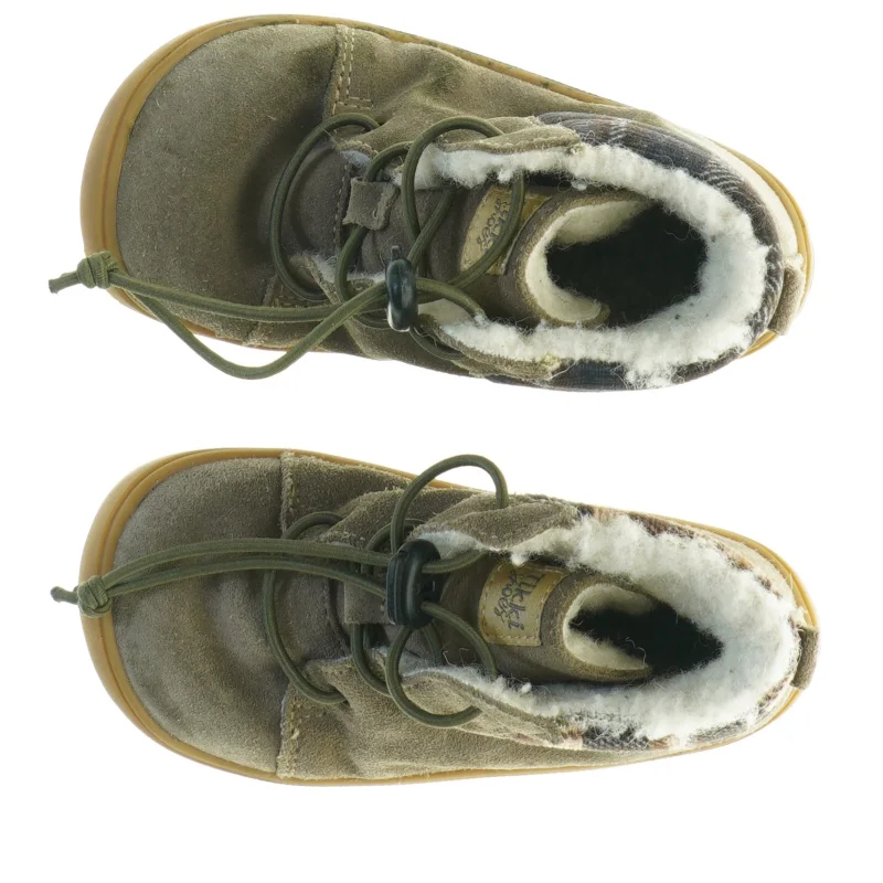 Barfodsstøvler i ruskind fra Tikki (str. 23)