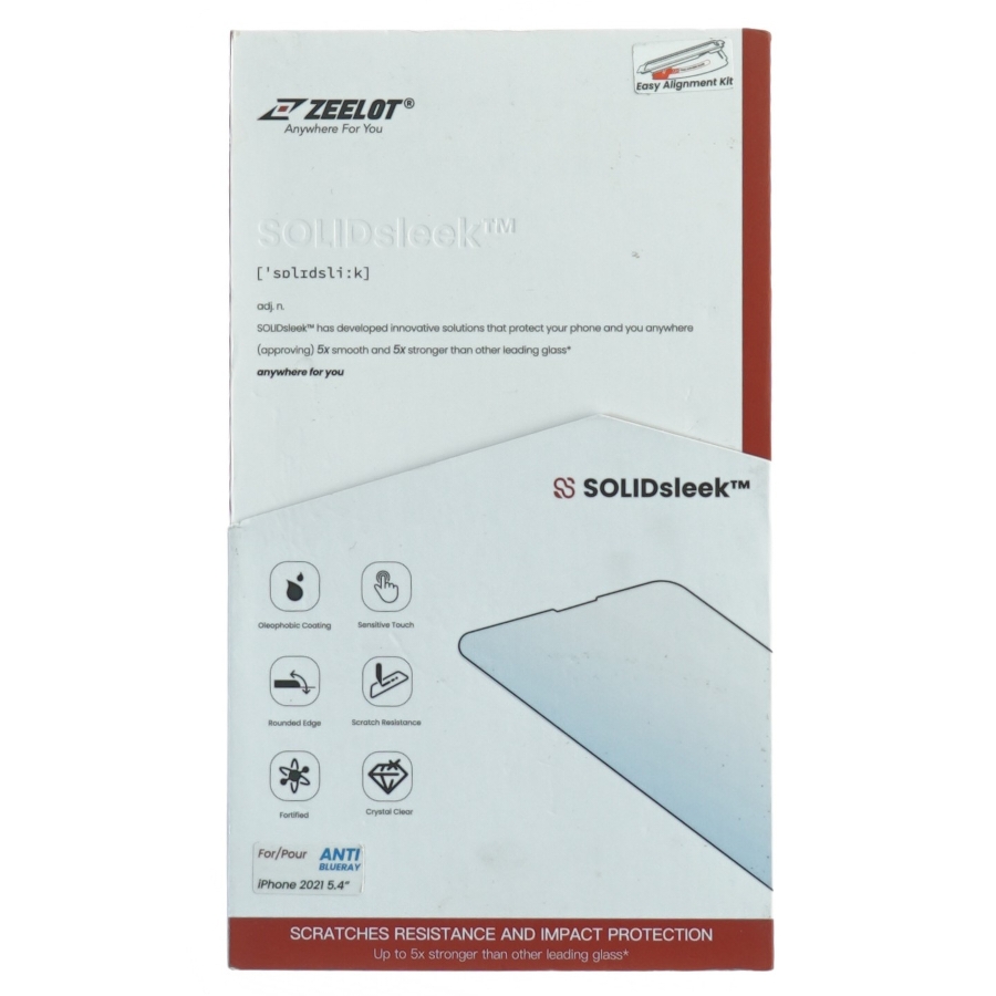 Zeelot SOLIDsleek Skærmbeskytter til iPhone fra Zeelot (str. 20 x 12 x 2 cm)