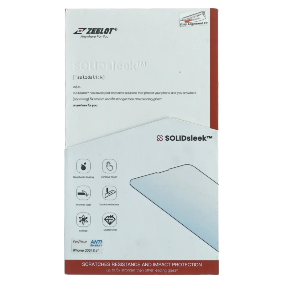 Zeelot SOLIDsleek Skærmbeskytter til iPhone fra Zeelot (str. 20 x 12 x 2 cm)